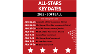 2025 All-Star - SOFTBALL Key Dates